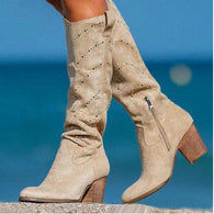 WW | Bequeme Wildlederstiefel für Damen