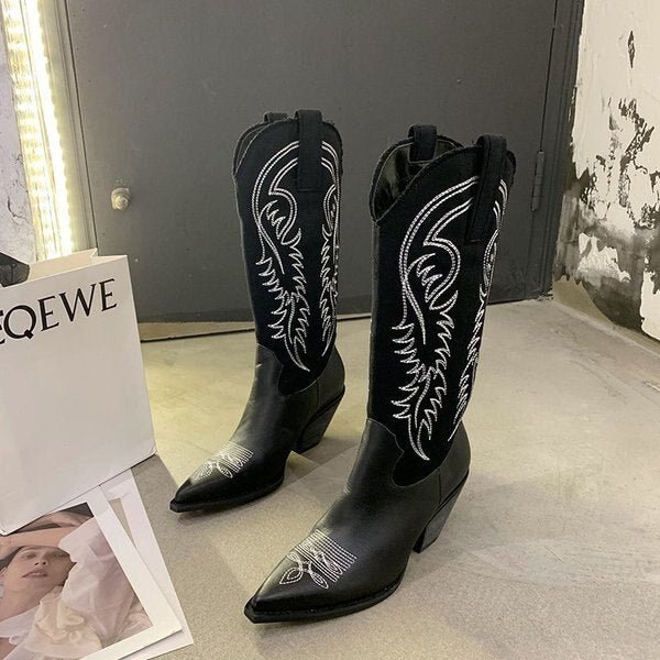 W&W Mode | Bequeme Wildlederstiefel für Damen