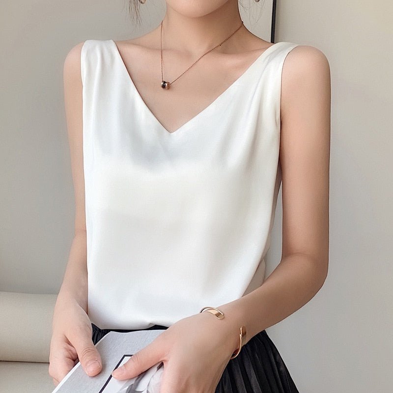 WW | Elegante Tanktop aus zarter Seide