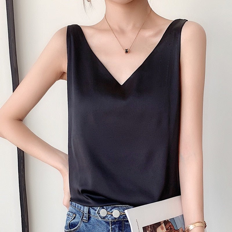 WW | Elegante Tanktop aus zarter Seide