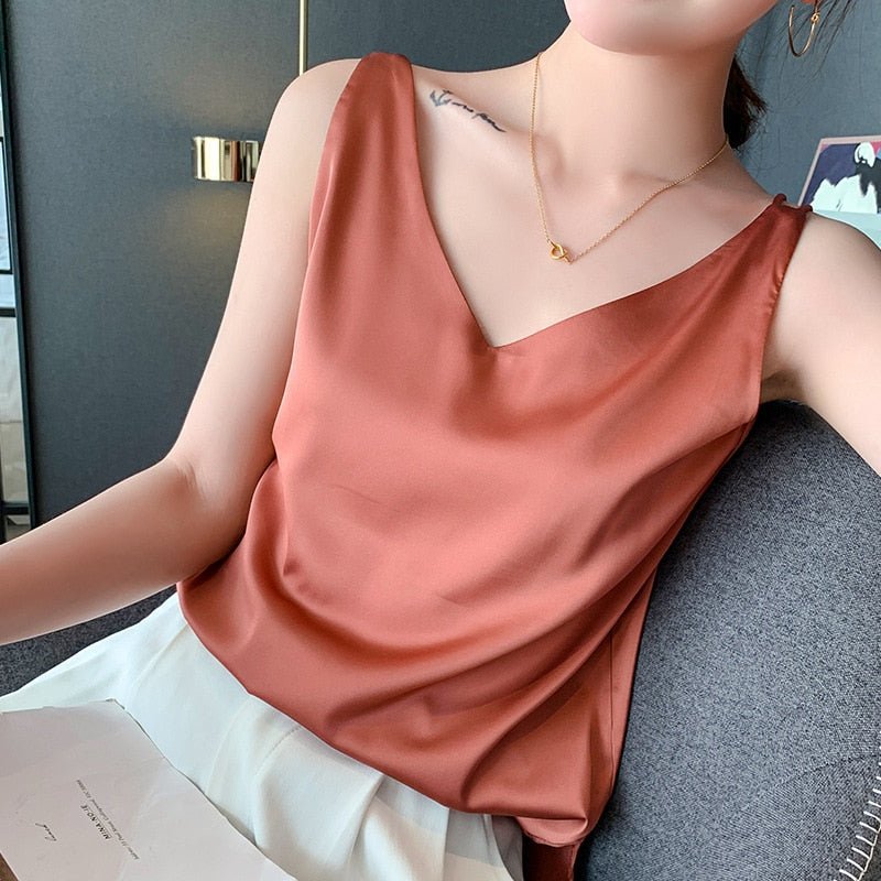 WW | Elegante Tanktop aus zarter Seide