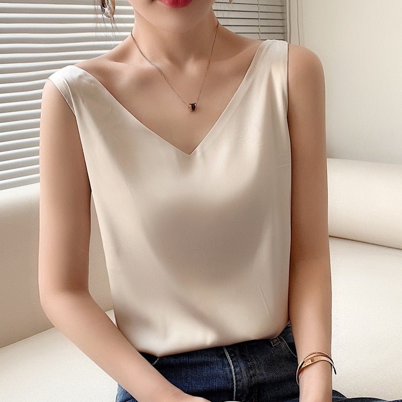 WW | Elegante Tanktop aus zarter Seide