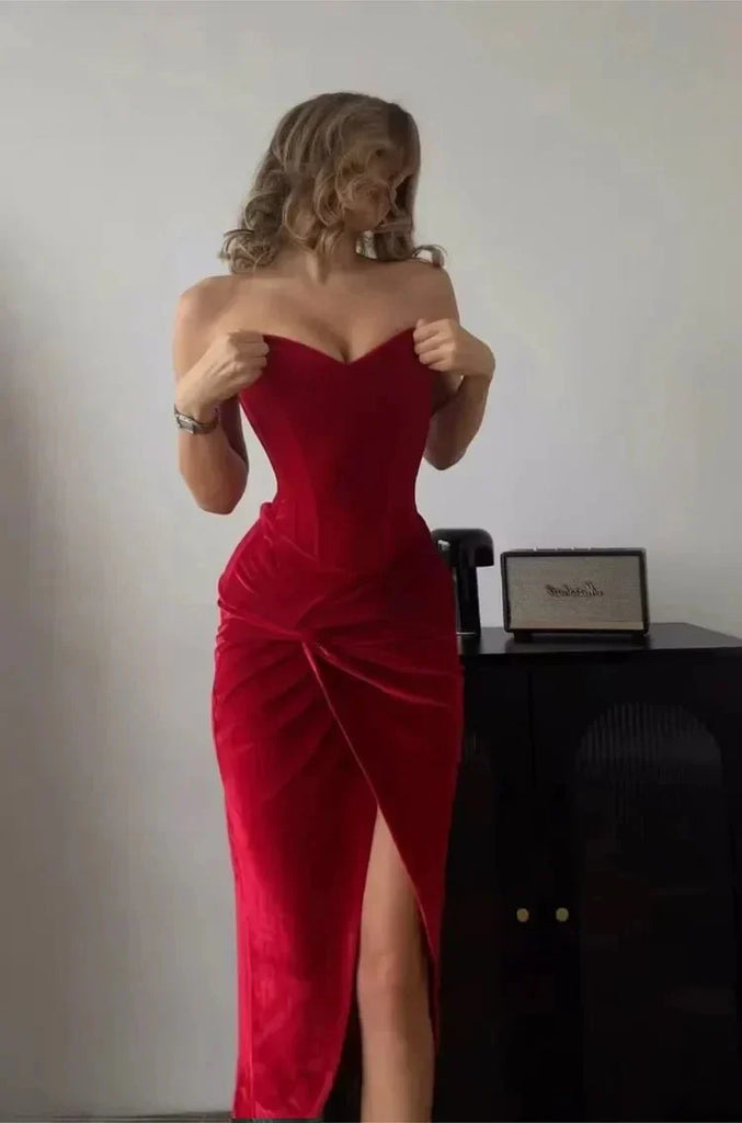 WW | Sexy Strapless Spaghetti Dress
