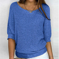 WW | Strick Lässig Damenpullover Bequemer Und Stylischer Pullover