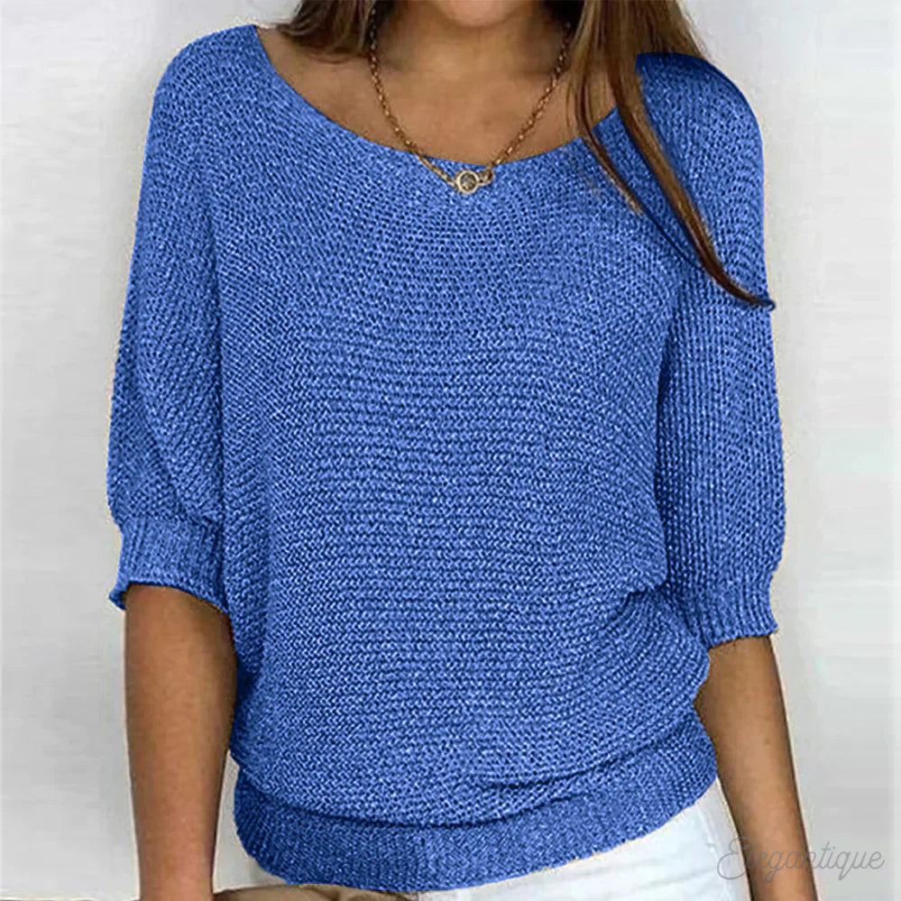 WW | Strick Lässig Damenpullover Bequemer Und Stylischer Pullover