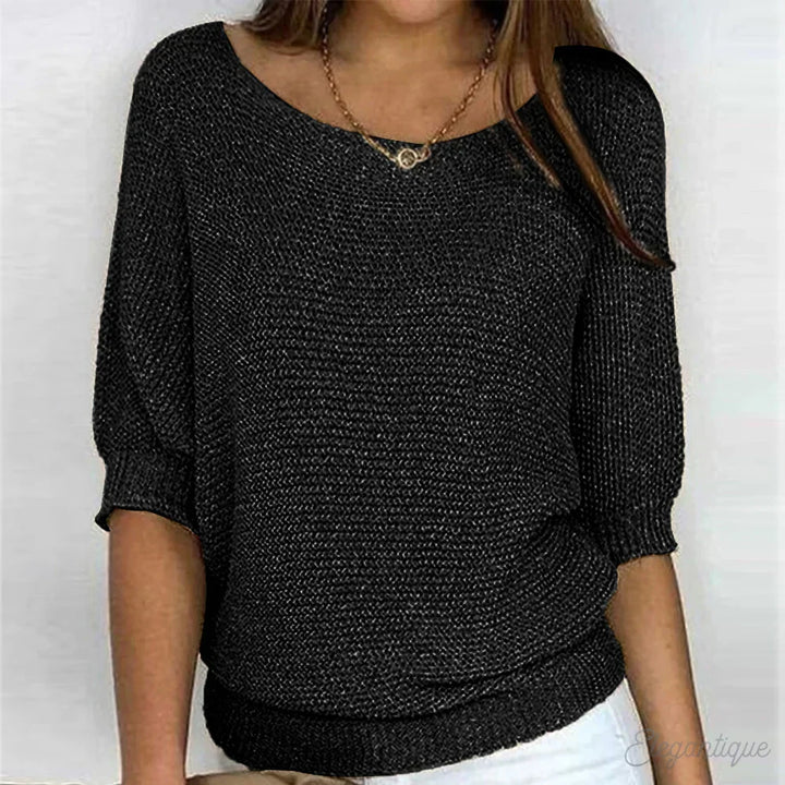 W&W Mode | Strick Lässig Damenpullover Bequemer Und Stylischer Pullover