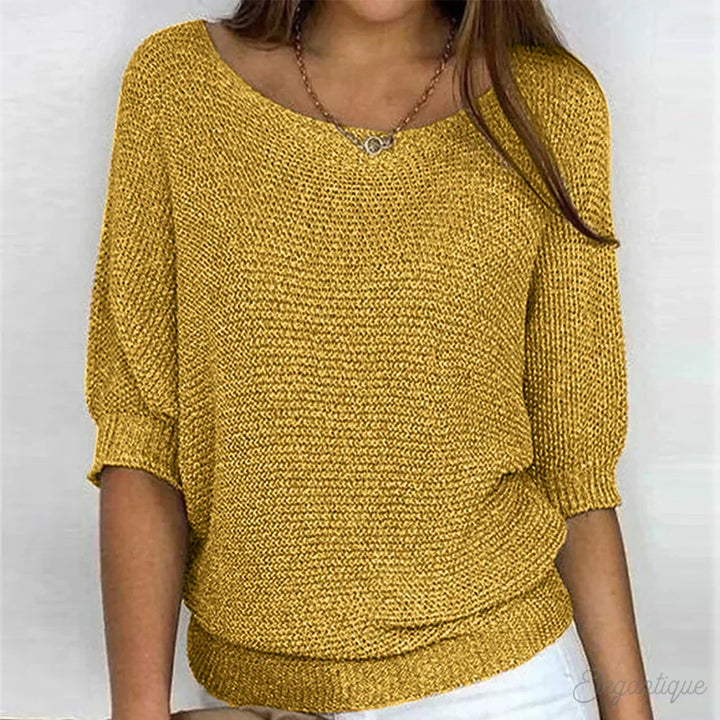 W&W Mode | Strick Lässig Damenpullover Bequemer Und Stylischer Pullover