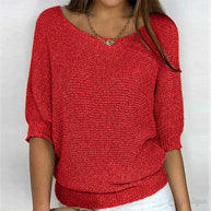 WW | Strick Lässig Damenpullover Bequemer Und Stylischer Pullover