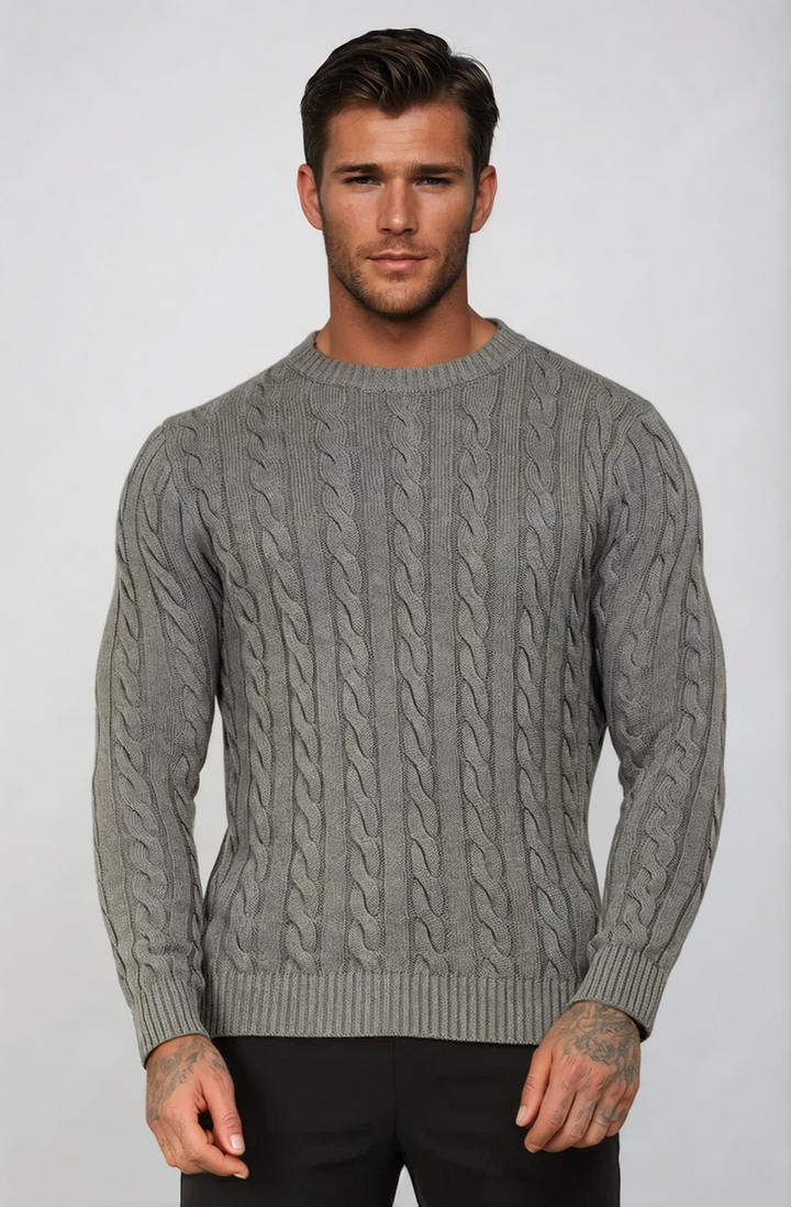W&W Mode | Zopfstrickpullover mit traditionellem Muster
