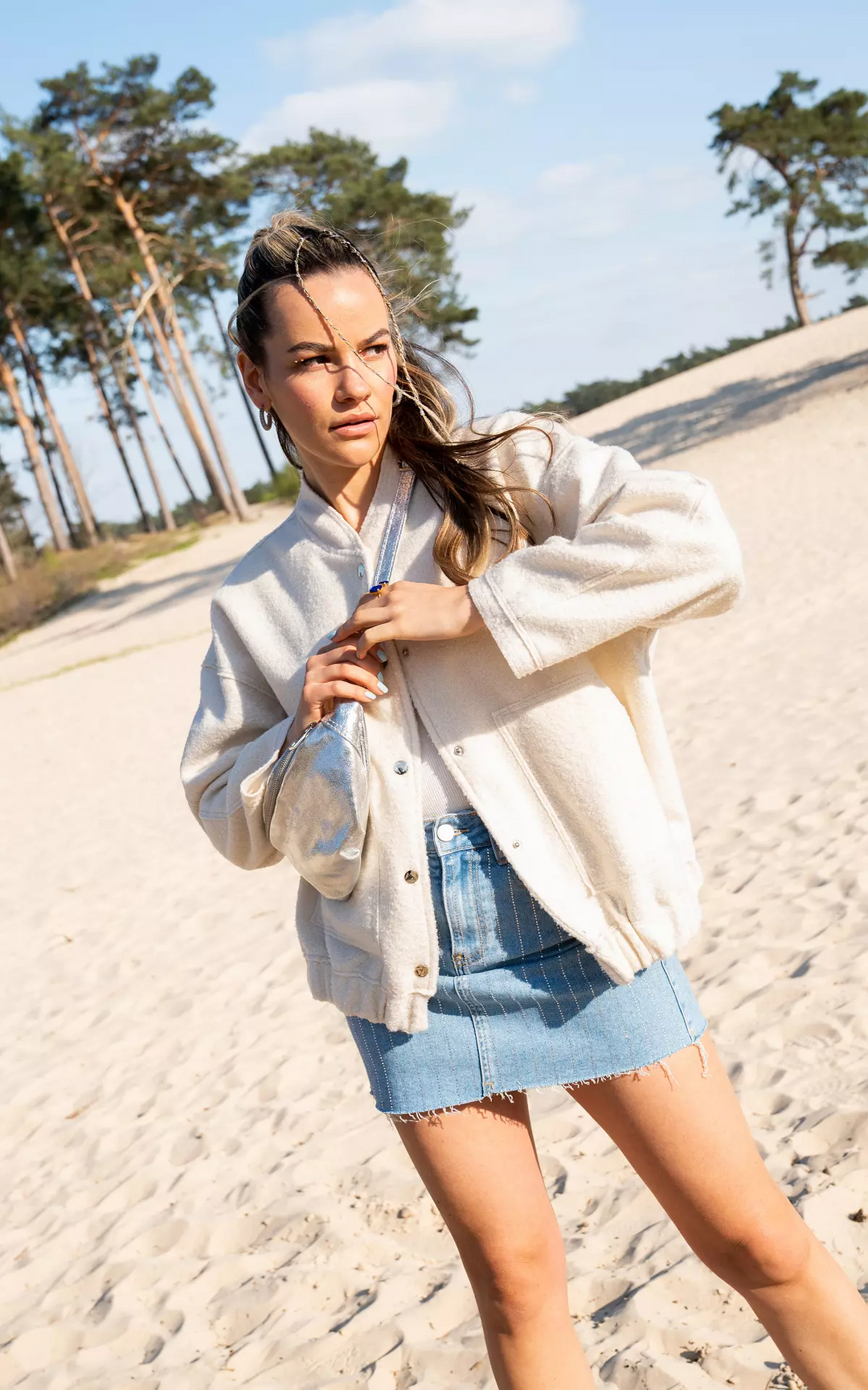 W&W Mode | Weit geschnittene Luxus-Bomberjacke für Damen Bestseller Herbstjacke 2023