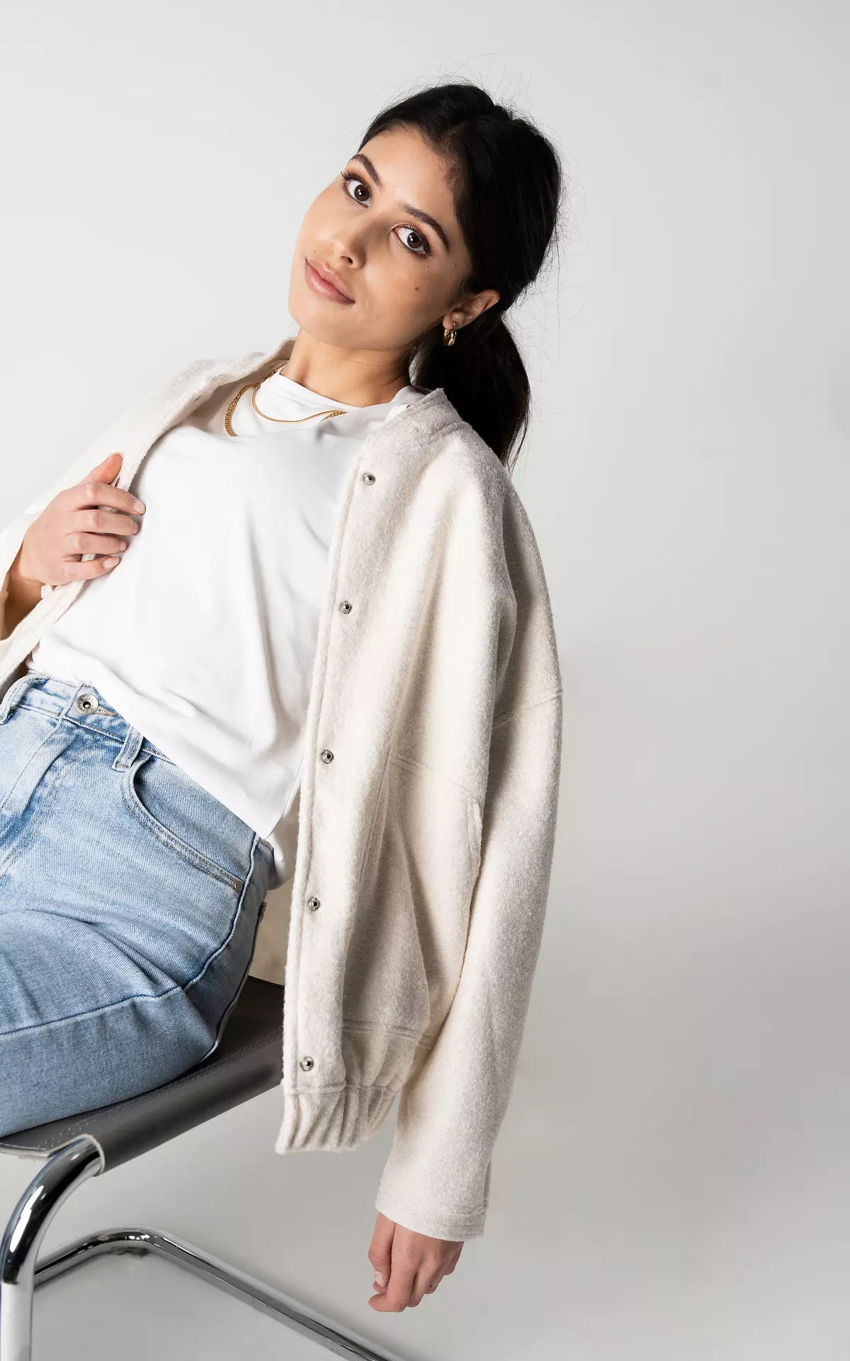 WW | Weit geschnittene Luxus-Bomberjacke für Damen Bestseller Herbstjacke 2023