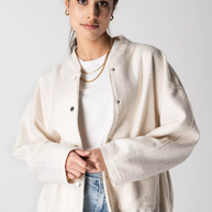 WW | Weit geschnittene Luxus-Bomberjacke für Damen Bestseller Herbstjacke 2023