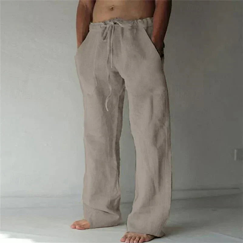 WW | Lockere Leinenhose Für Herren