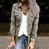 WW - Modische Jeansjacke - Damen Denim-Outfit für jeden Anlass