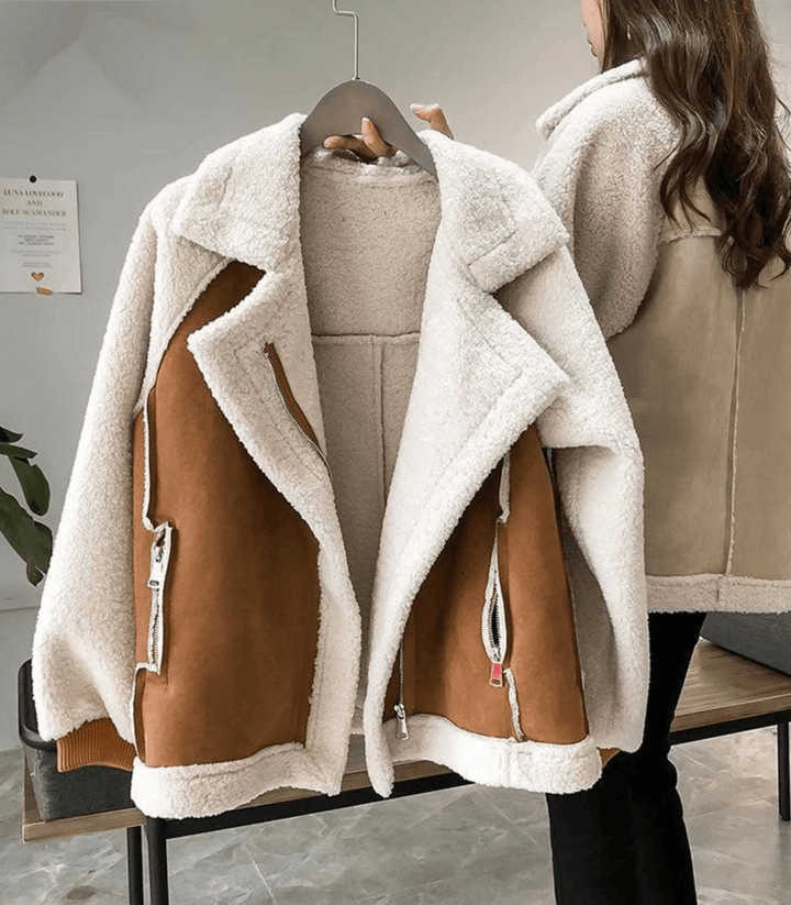 W&W Mode - Übergroße Teddyjacke
