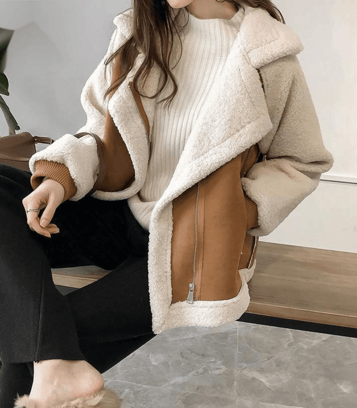 W&W Mode - Übergroße Teddyjacke