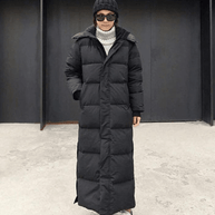 Übergroßer Parka-Wintermantel für Frauen