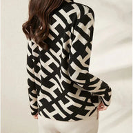 WW | Pullover Mit Geometrischem Muster Für Frauen