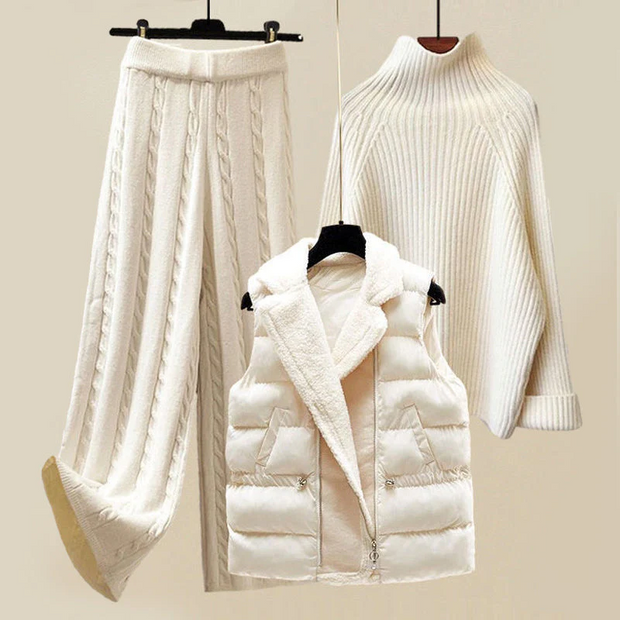 WW | Bequemes Gemütliches 3-teiliges Strickset