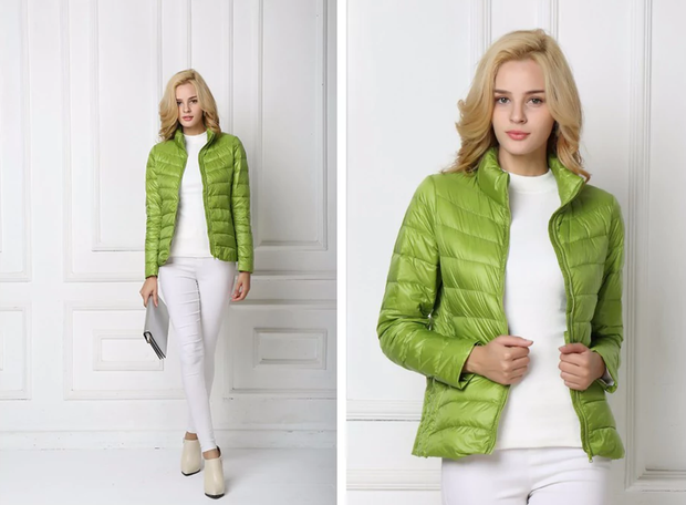 Leichte Daunenjacke mit urbaner Eleganz