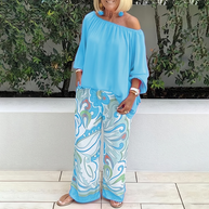 WW | Bluse und Hose Set | Elegantes und Bequemes Zweiteiliges Outfit