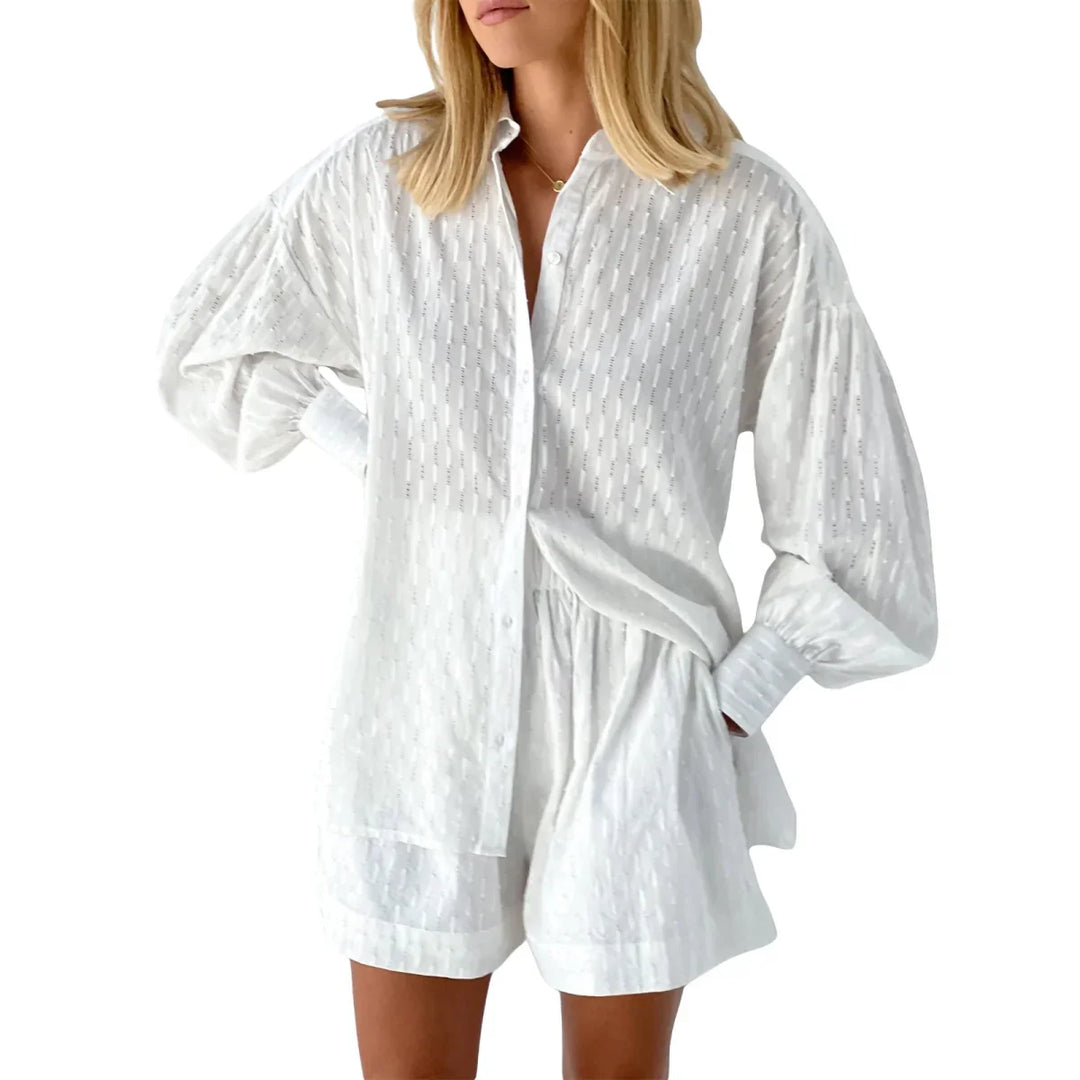 W&W Mode | Boho Sommer Satz Bluse Höschen