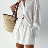 WW | Boho Sommer Satz Bluse Höschen