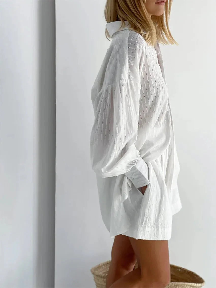 WW | Boho Sommer Satz Bluse Höschen