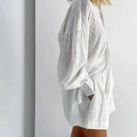 WW | Boho Sommer Satz Bluse Höschen