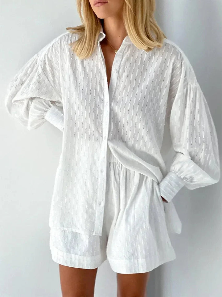 W&W Mode | Boho Sommer Satz Bluse Höschen