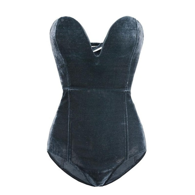 Damen Bodysuit, ärmellos und einfarbig aus Polyester
