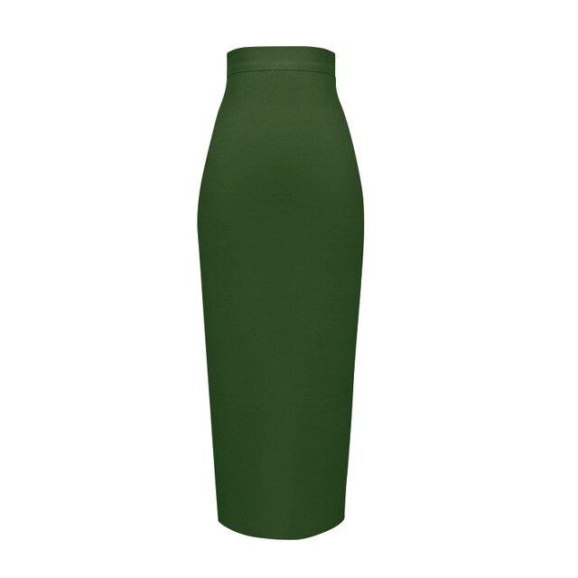 Damen Bleistiftrock aus Nylon und Spandex