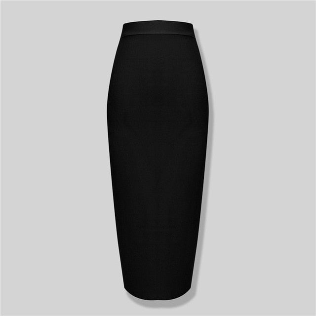 Damen Bleistiftrock aus Nylon und Spandex