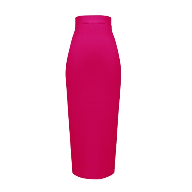 Damen Bleistiftrock aus Nylon und Spandex