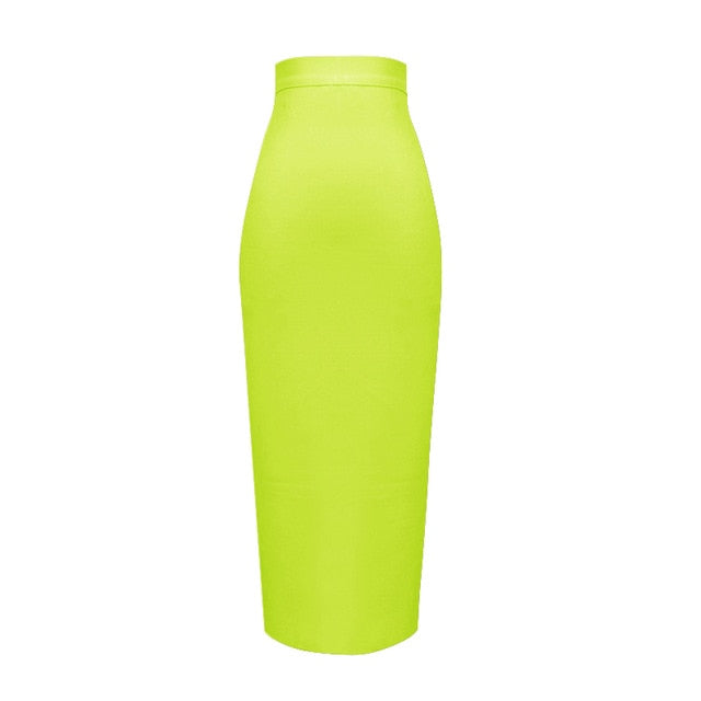 Damen Bleistiftrock aus Nylon und Spandex