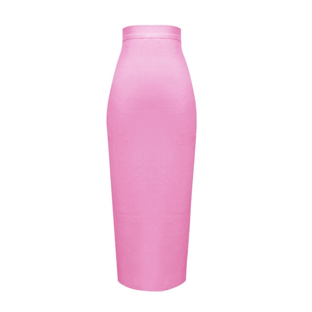 Damen Bleistiftrock aus Nylon und Spandex