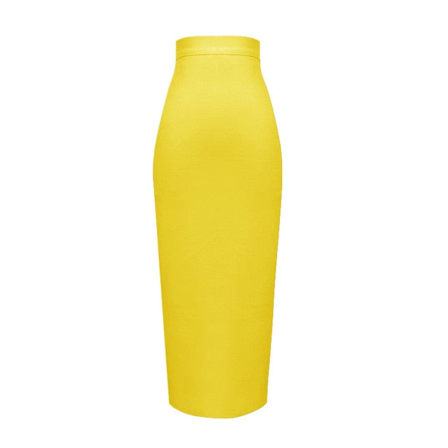 Damen Bleistiftrock aus Nylon und Spandex