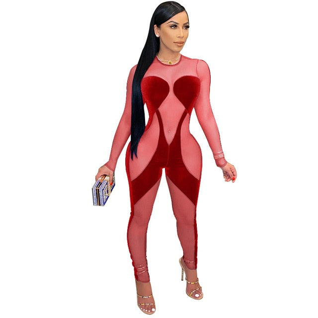 WW | Bad Blood Mesh Overall