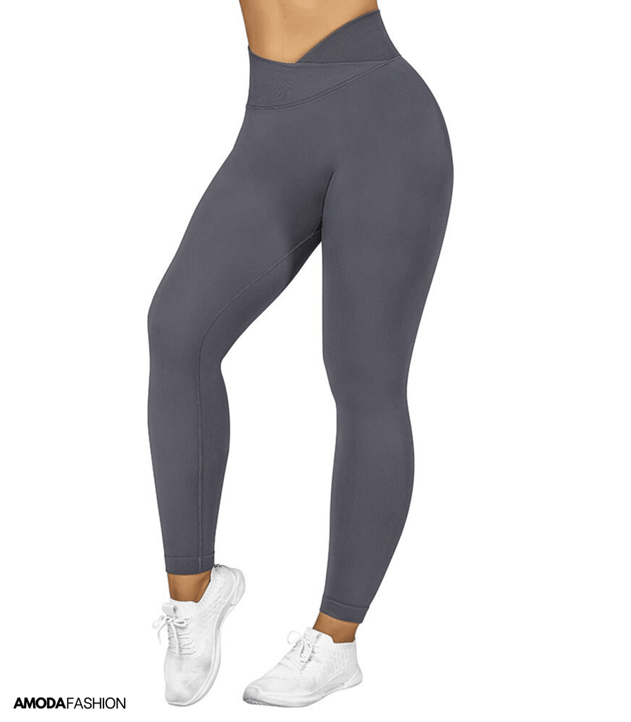 WW | V-Förmige Leggings mit Gerüschtem Bund