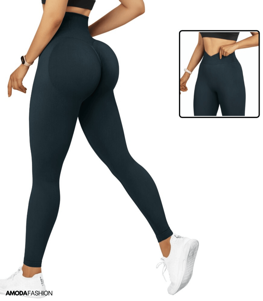 WW | V-Förmige Leggings mit Gerüschtem Bund