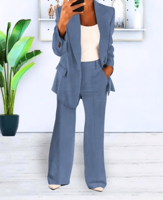 W&W Mode | Damen Blazer Bequem & Schick Blazer Satz Lässiges & Formelles Outfit