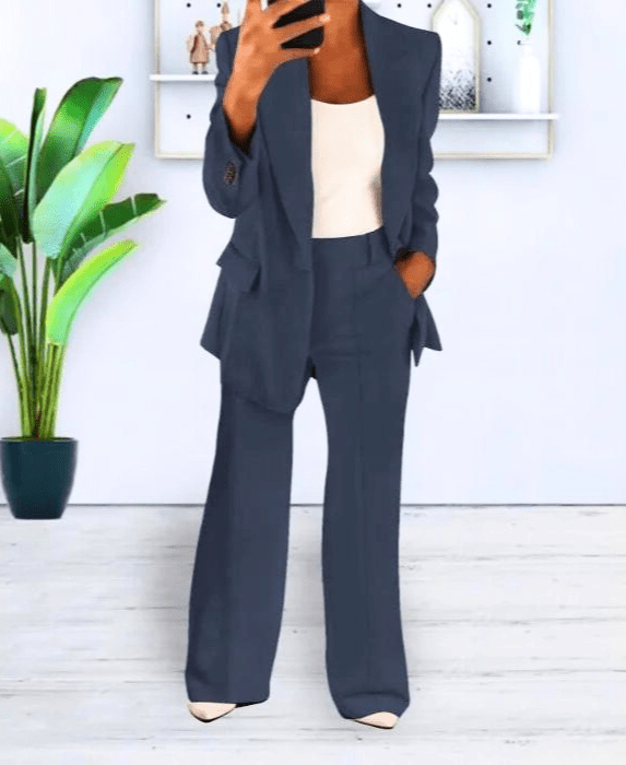 W&W Mode | Damen Blazer Bequem & Schick Blazer Satz Lässiges & Formelles Outfit