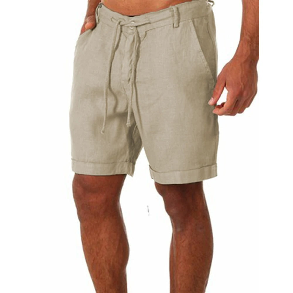 Leichte Leinen-Shorts