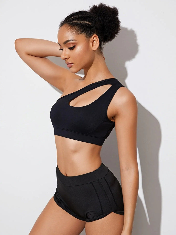 W&W Mode | Einseitiger Push up Stoßfester Sport Bh Für Frauen