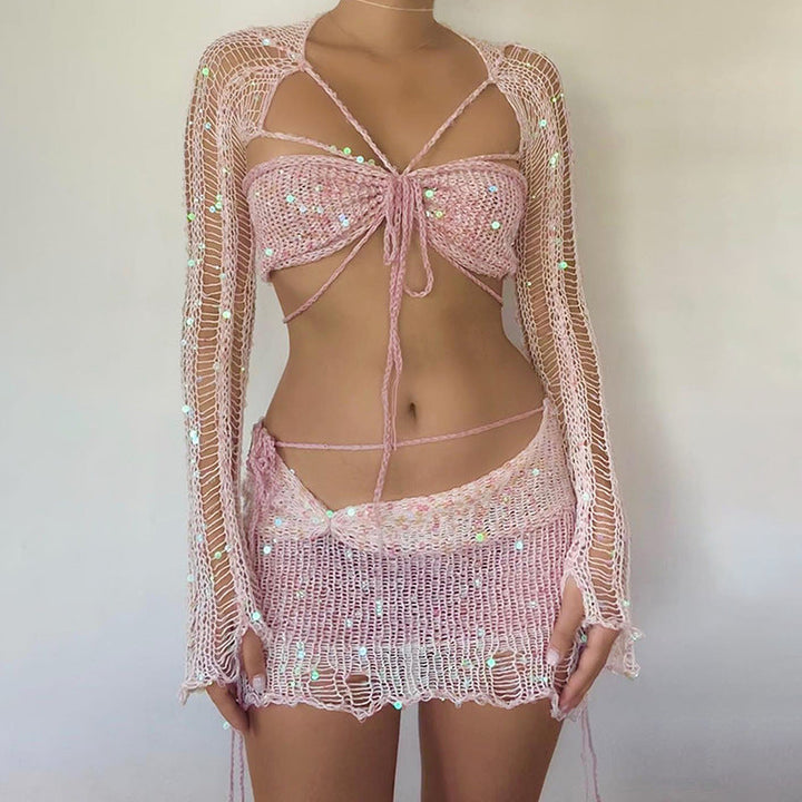 Damen Kleid aus Polyester für Frühling und Sommer