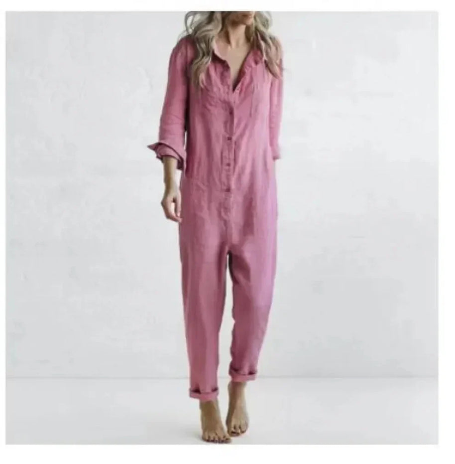 WW | Leinen-Overall