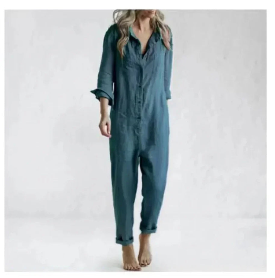 WW | Leinen-Overall