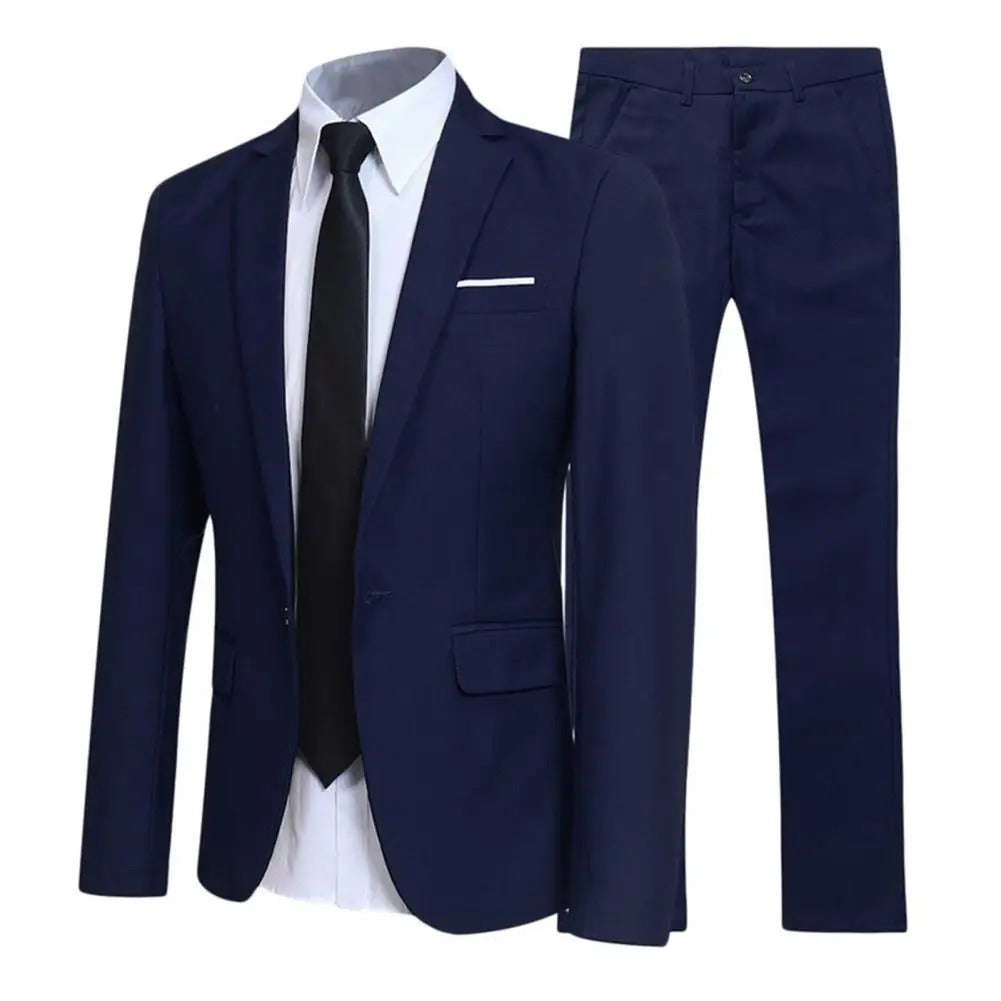 W&W Mode | Locker Geschnittenes Anzug Satz Mit Revers Blazer Und Hose Für Männer