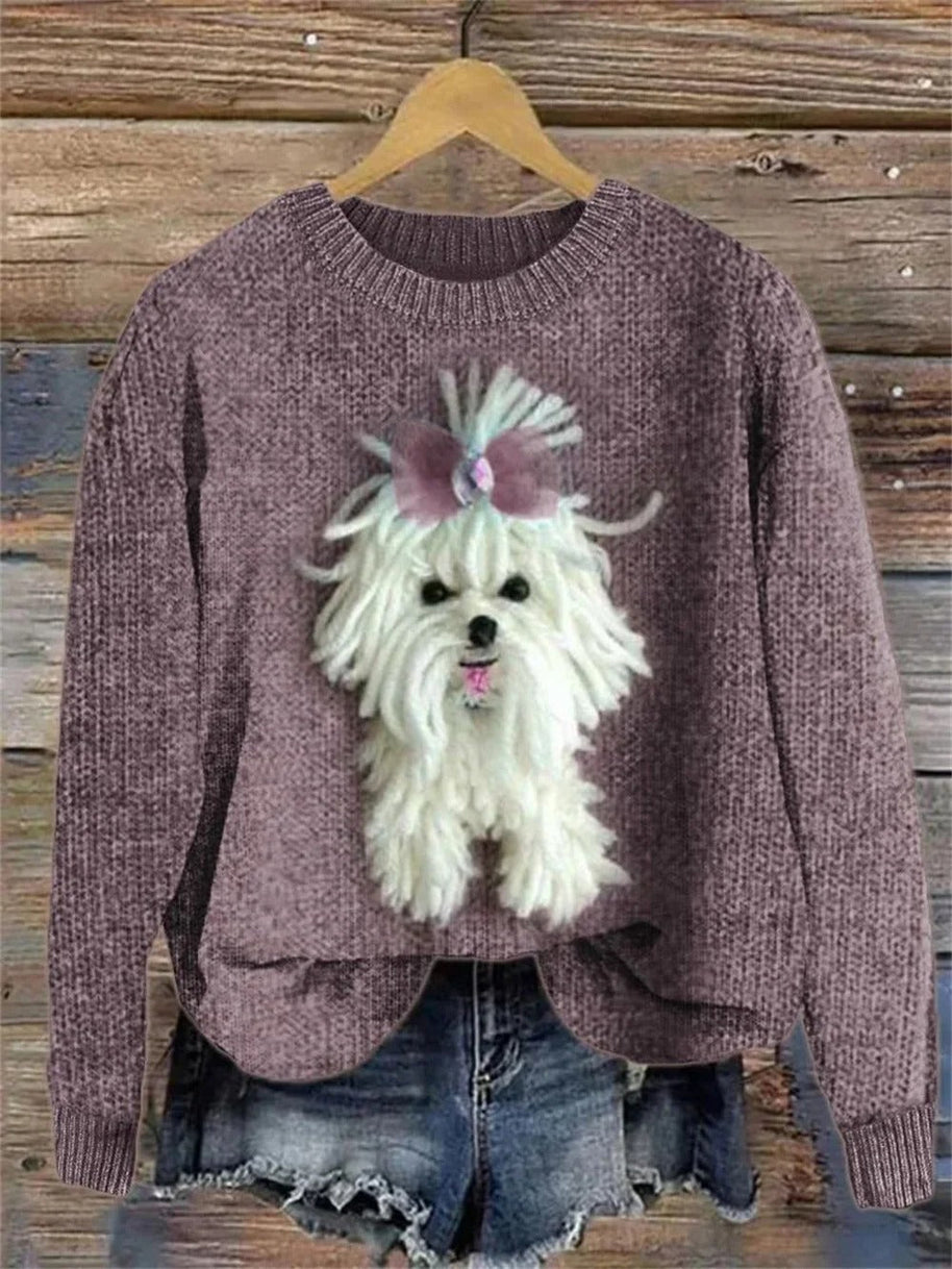 WW | Bedruckter Pullover für Frauen