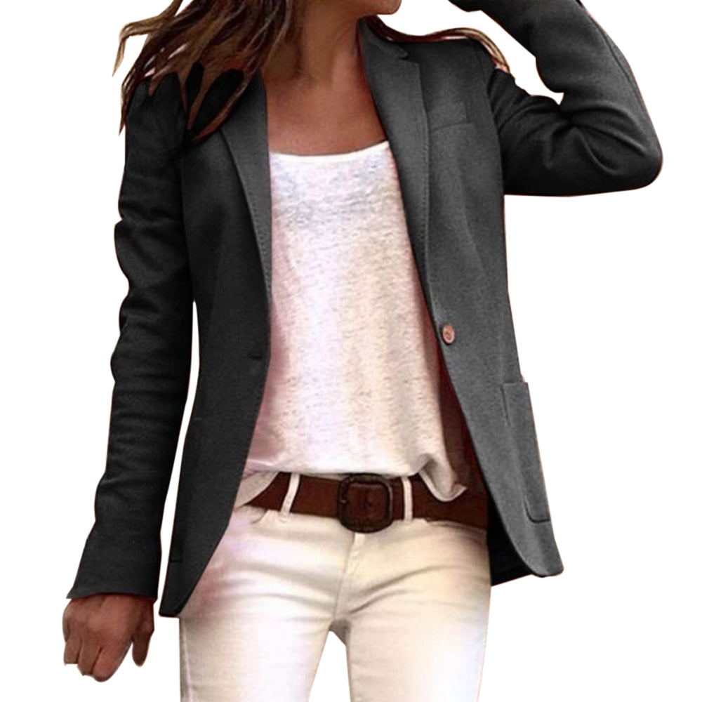 WW | Blazer Slim Fit Tailored Silhouette Luxusstoff Mit Revers
